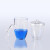 带盖石英坩埚耐高温高纯高透化学教学实验室玻璃仪器5-2000ML 坩埚盖(适配50ml)