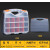 坤茂（KUNMAO）KM-1010零件盒15格塑料螺丝收纳盒子五金工具盒（315×60255mm)