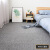 洛楚（Luxchic）办公室商用地毯方块地毯浅灰色50cm*50cm 沥青底 约4mmx1片 卧室满铺拼接地毯地垫