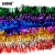 安赛瑞 装饰拉花 商场学校年会布置彩色毛条 新年节日庆典彩带 长2m绿色10条装 26721