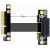 PCI-E x4 转x1延長线转接加长线 4x PCIe3.0定制加长 R21SR 10cm
