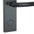 沸耐笙 FNS-26509 不锈钢门锁IC卡电子感应锁 木门 2036-枪黑色-S1（赠送2张卡） 1套