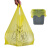 益美得 加厚黄色医诊疗所用垃圾袋一次性废物袋手提袋 手提袋55*60cm（100只装）