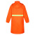 普舍（PUTSCHE）风衣款连体雨衣 反光防水防汛可印字007 橘色 L码