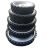砂带机橡胶轮铝芯轮打磨抛光轮包胶机器人套轮主动轮沙带机配件直 直径300*100厚度*32孔度数备注