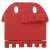 丢石头 micro:bit 硅胶保护套 Micro:bit 主板外壳 海豹款 红色 micro:bit硅胶保护套