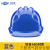 德威狮增强abs加厚工地安全帽男国标施工建筑防护工程劳保头盔印字定制 增强款ABS透气三筋蓝色