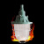 谋福CNMF497防爆灯bcd隔爆型灯罩LED车间厂房加油站仓库工厂照明灯具（250w灯罩配60瓦LED ）