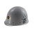 琉璃钢配安全帽式电焊面罩头戴式二氧帽红钢纸焊工 单独卡扣安全帽(白色)