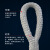 铸固 起重吊绳 两头双扣圆环形工业锁具耐磨尼龙编织吊装绳组合索具 5吨1米 