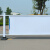 锦安行 JCH-SZG-800-L市政广告牌护栏隔离栏城市护栏人防安全护栏立柱 白色 高800mm 80mm*80mm*厚1mm