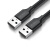 绿联（UGREEN）USB2.0公对公线 双公头转换线 机顶盒散热器移动硬盘数据线 双头延长线 US102 0.25米/根