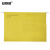 安赛瑞 挂劳夹 挂式文件夹 A4（10装）238×345mm 挂快劳文件夹分类塑料吊夹 资料夹 黄色26726