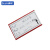 苏识 仓库货架塑料标签标识卡磁性材料卡片磁性物料卡 卡6*10cm 红色 强磁 10个装 1310133