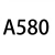 皮带A型500-1854三角带齿形带耐油耐高温动机传动带 灰色 A580