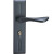 铁臣 门锁通用型门把手卧室室内房间铝合金锁具卫生间木门可调节 D款整套配125/60轴承锁体 