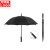 庄太太 B款8骨全纤维常规款黑色 雨伞定制logo可印广告图案大号长柄商务礼品伞 ZTT-9081