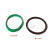定制铝塑管铜接头用绿色皮圈O型圈 太阳能专用配件防漏密封圈 1216绿色皮圈10个