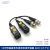 8MP高清双绞线传输器 视频监控防雷抗干扰 BNC接头转网线螺丝端子 标准