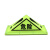 橙安盾 标志灯 三角警示灯支架 三角吸顶灯荧光 C型标志灯(中号CⅡ）