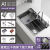 罗马厨房水槽一体多功能洗菜盆大单槽SUS304蜂窝压纹钢琴按键水槽 蜂窝式黑色纳米75*46
