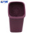 希万辉 塑料茶台废水桶垃圾桶过滤桶【黑色大号-方形】XWH0223
