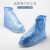 防水鞋套雨鞋套 防滑加厚耐磨防雨套 便携式雨靴 蓝色 XL