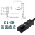 微小型方形接近开关传感器GL8H8F金属平面顶部感应器开关NPN24v GL-8H(顶部感应