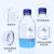 蜀牛 玻璃蓝盖试剂瓶密封瓶带刻度螺口丝口蓝盖瓶 中性料透明250ml