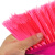 兰诗（LAUTEE）SB-0318 环卫物业学校扫把笤帚 单个木柄塑料丝扫把 红直杆硬毛窄头