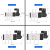 4V210-08 4V310-10 4V410-15 4V110-06电磁阀五口二位 4V130E-06 DC24V 1分牙中位排气型