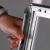 手提便携式铝合金海报架 单面双面展示宣传广告架 易拉宝P0P展架 PVC保护膜80*120