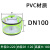 PP塑料法兰保护套透明PVC法兰护套防护罩保护罩法兰防溅盒耐酸碱 DN100(PVC)
