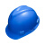 梅思安/MSA PE无孔标准一指键防撞头盔男女蓝色安全帽1顶+1个单色logo单处定制印字不含车贴编码