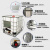 500升半吨桶柴油桶储水桶发酵桶农用打药水桶1000L油桶尿素塑料桶 800L加厚柴油桶