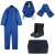 安百利 -250度耐低温防护服ABL-F10 连体式 带背囊 蓝色 XXL 1套