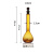 天玻 容量瓶玻璃加厚定量瓶A级可过检磨口具塞 棕色 100ml 