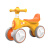 好娃娃（howawa）旗下儿童平衡车1一3岁半2宝宝骑的车四轮幼儿滑行车溜溜车婴儿滑 柠檬黄普通轮