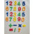 南旗磁性大小写26字母数字贴冰箱贴英语教具儿童早教启智玩具EVA 1大写+1小写+2数字+1符号