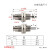 定制小型气动微型迷你气缸针型作用螺纹笔型CJPB6/CDJP2B10/CJ1B4-15B CJPB15-10