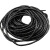 BOWERY缠绕管PE塑料束线管电脑线缆整理电线收纳理线管光纤保护电源线网线包线管16mm黑色 5米/卷 1卷
