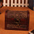 仁聚益中式礼盒印章收纳盒古代简约复古盒子木盒木制木质盒子仿古礼物的 方盒小号866花纹随机