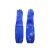代尔塔201766防化手套超长收紧口款 PVC涂层耐酸碱 蓝色 9码 