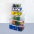 炬意（JY）收纳盒食品级保鲜盒透明密封食材储存厨房冰箱冷冻冷藏塑料盒 透明 003中号3.6升 27X18.8X9.7cm