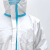 琛选工品  防护服一次性透气膜无纺布连帽防水透气防油防尘 单位：件 175-190cm 