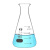 纳仕德 SY4062 玻璃锥形瓶 带刻度化学实验室敞口烧杯 高硼硅三角烧瓶 直口（150ML） 