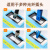 EB-LINK 光纤清洁器卡带式擦纤清洁盒清洁笔光纤跳线插芯端面适用LC/SC/FC/ST接口（蓝色）