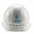 移动标志安全帽四面透气欧式带排气孔安全帽四面通透型ABS头盔中国移动标志和字 红色