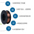 宽选工品 无气二保焊机焊丝 无气有气药芯实芯二氧化碳气保焊丝 1.2-用气实芯焊丝-5公斤盘 