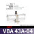 气缸增压阀VBA10A-02GN VBA11A-02GN VBA20A-03GN VBA40A VBA43A-04 无配件